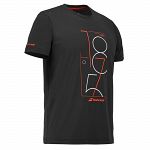 Babolat Exercise Graphic Tee Black